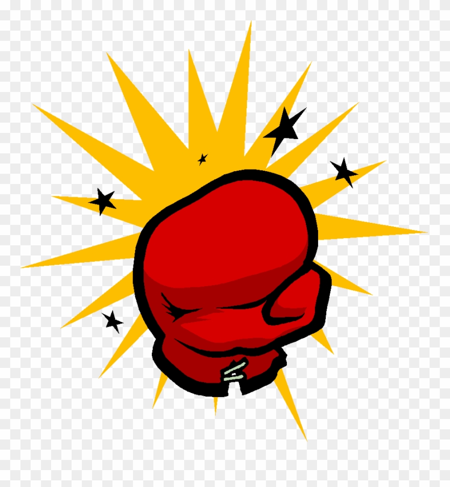 Boxing Gloves Punching Clip Art - Png Download