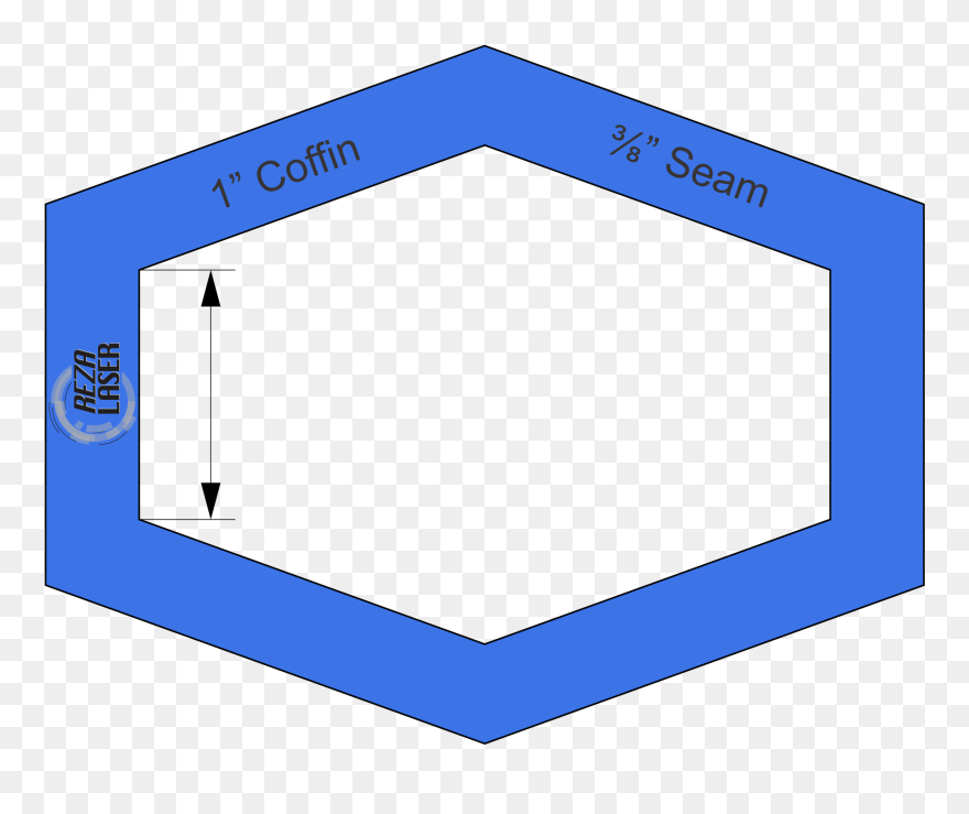 Transparent Coffin Hexagonal Graphic Stock - Inch Clipart