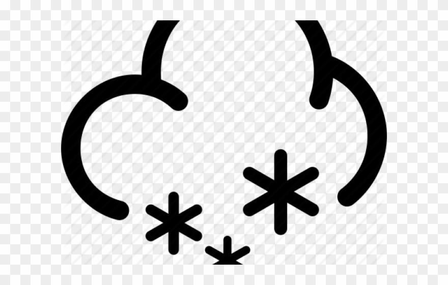 Snow White Clipart Heavy Snow - One Line Symmetry Flowers - Png Download