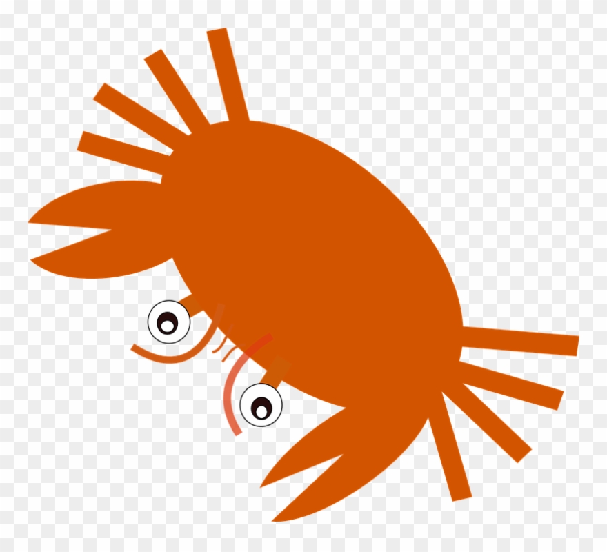Crawfish Clipart Cartoon - Animais Do Fundo Do Mar Png Transparent Png