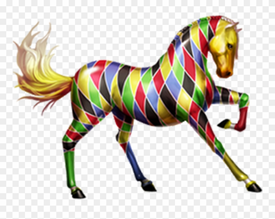 Circus Clipart Horses - Howrse Harlekin - Png Download