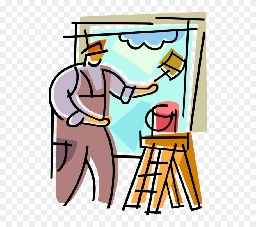 Vector Illustration Of Home Renovation And Decoration - Home Improvement Clipart