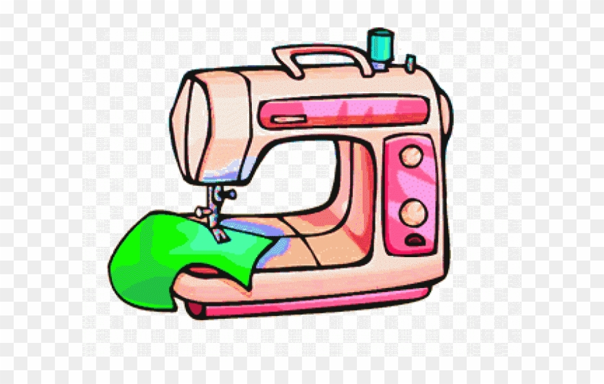 Sewing Machine Clipart Sewing Class - Cartoon Picture Of Sewing Machine - Png Download