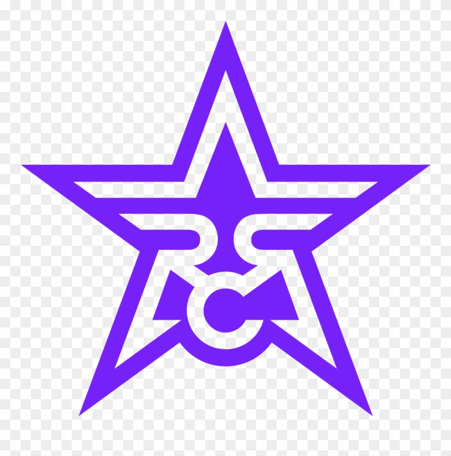 Rose City Rollers - Dallas Cowboys Star Jpg Clipart