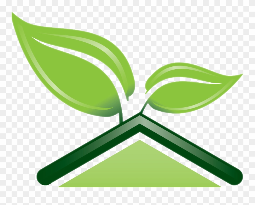 Eco Clean Team - Green House Clipart