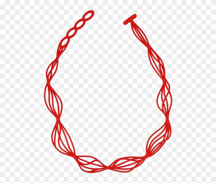 Waves Necklace - Necklace Clipart