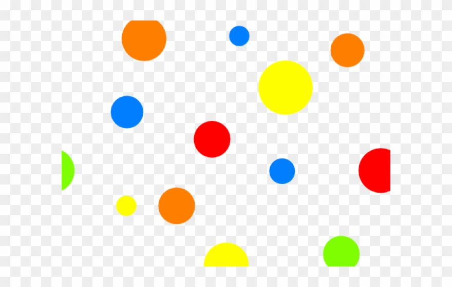 Dots Clipart Rainbow - Circle - Png Download