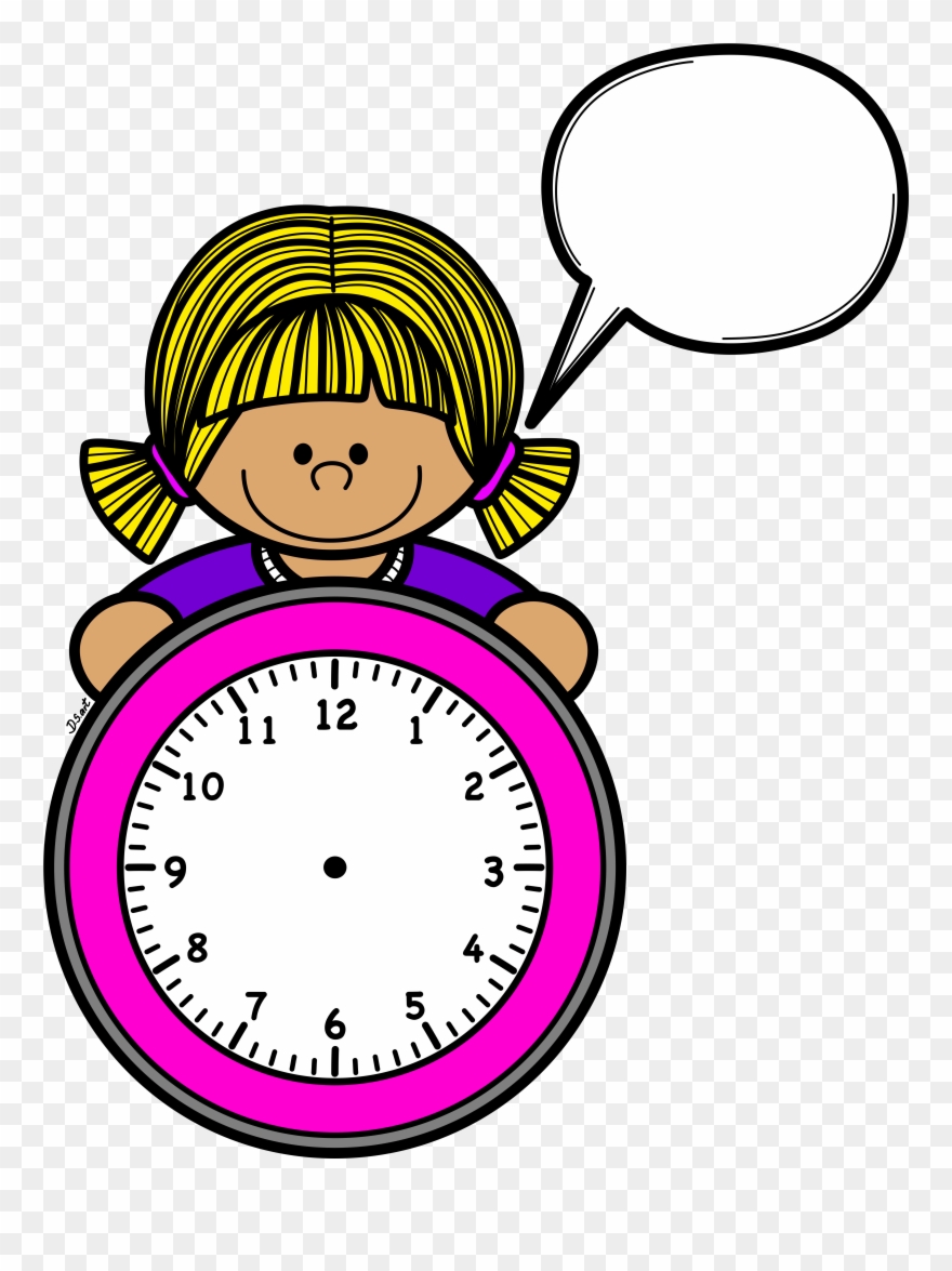 School - Clock Clipart