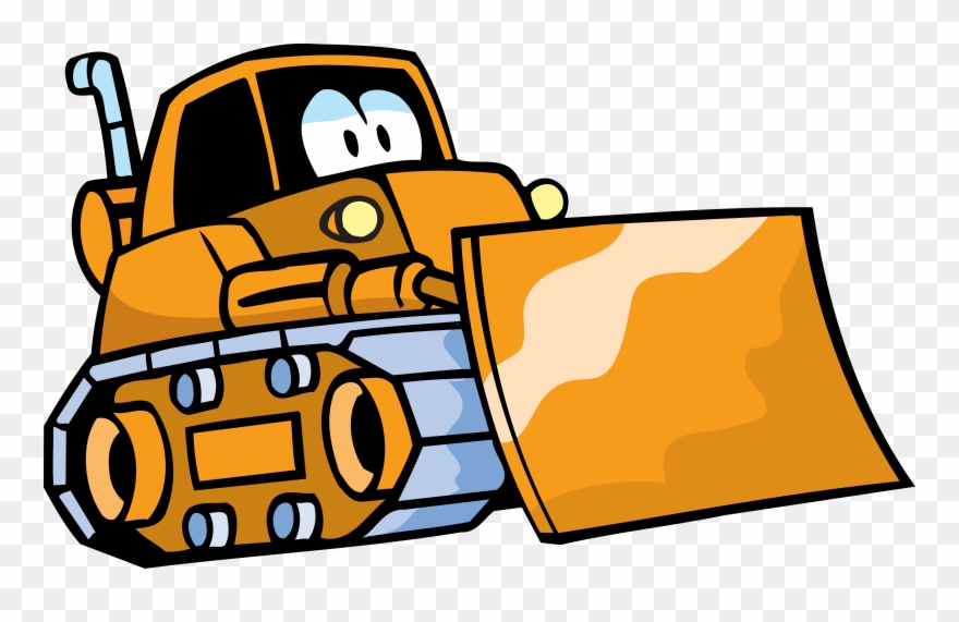 Cartoon Excavator Logos Clipart