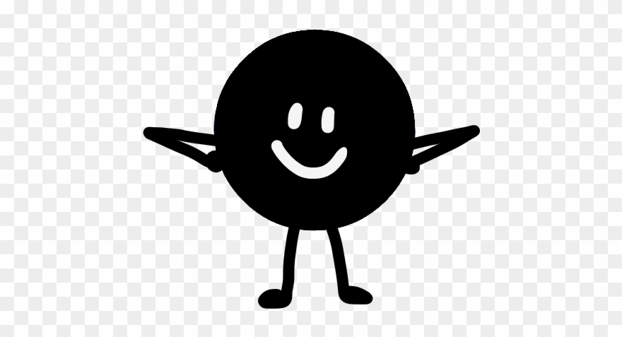 Black Hole With Limbs - Smiley Clipart