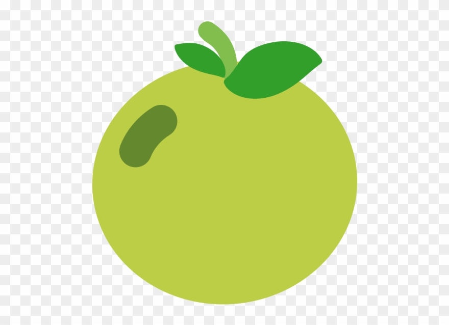 U 1 F 34 A Tangerine - Granny Smith Clipart