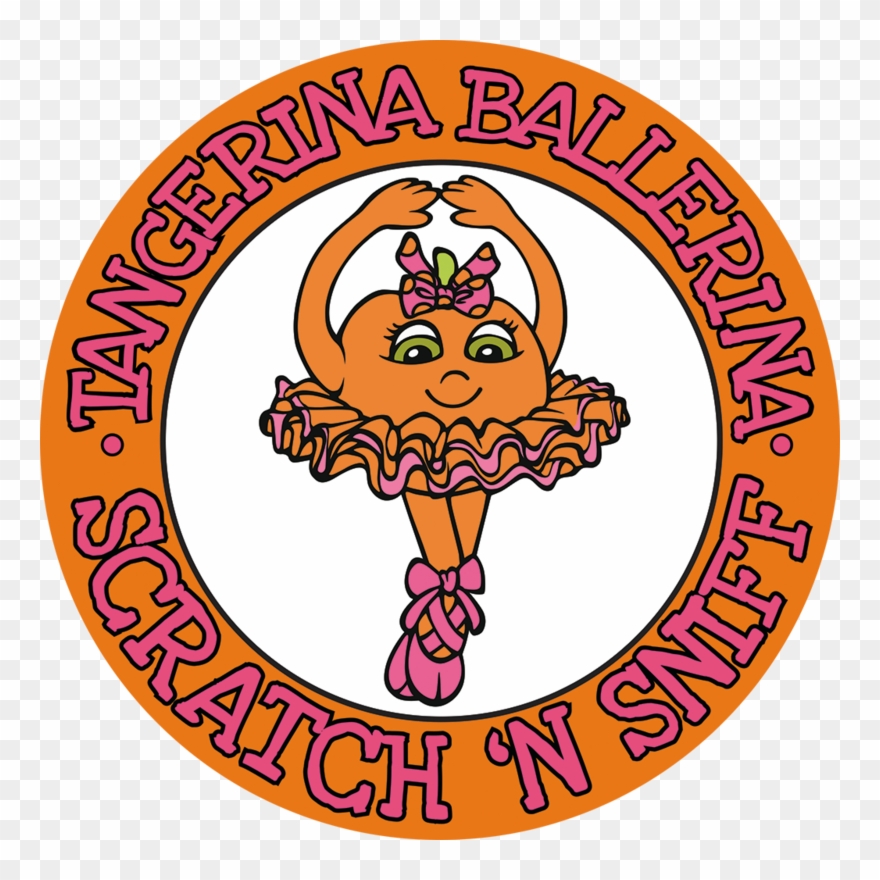 Tangerine Whiffer Stickers Scratch 'n Sniff Stickers Clipart