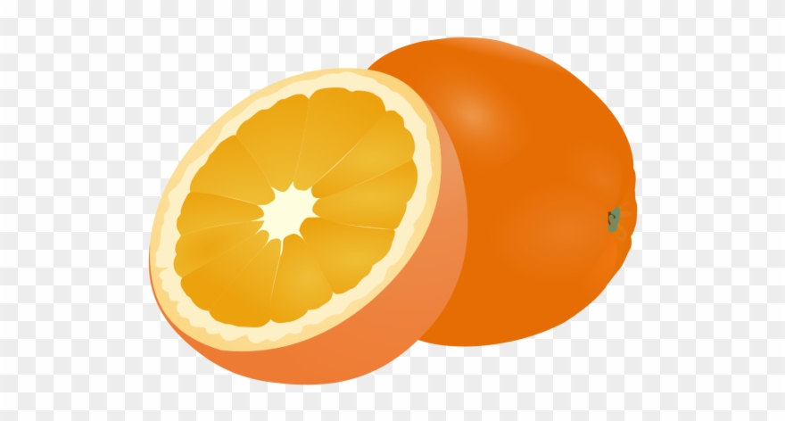 Clip Art Frutas Desenho Clipart Frutos - Dibujos De Frutas Naranja - Png Download