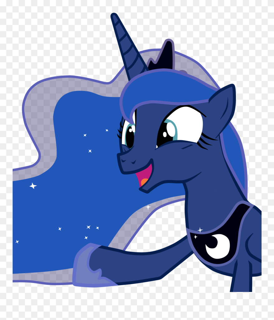Second Life General Clip Art Free - Princess Luna Happy - Png Download
