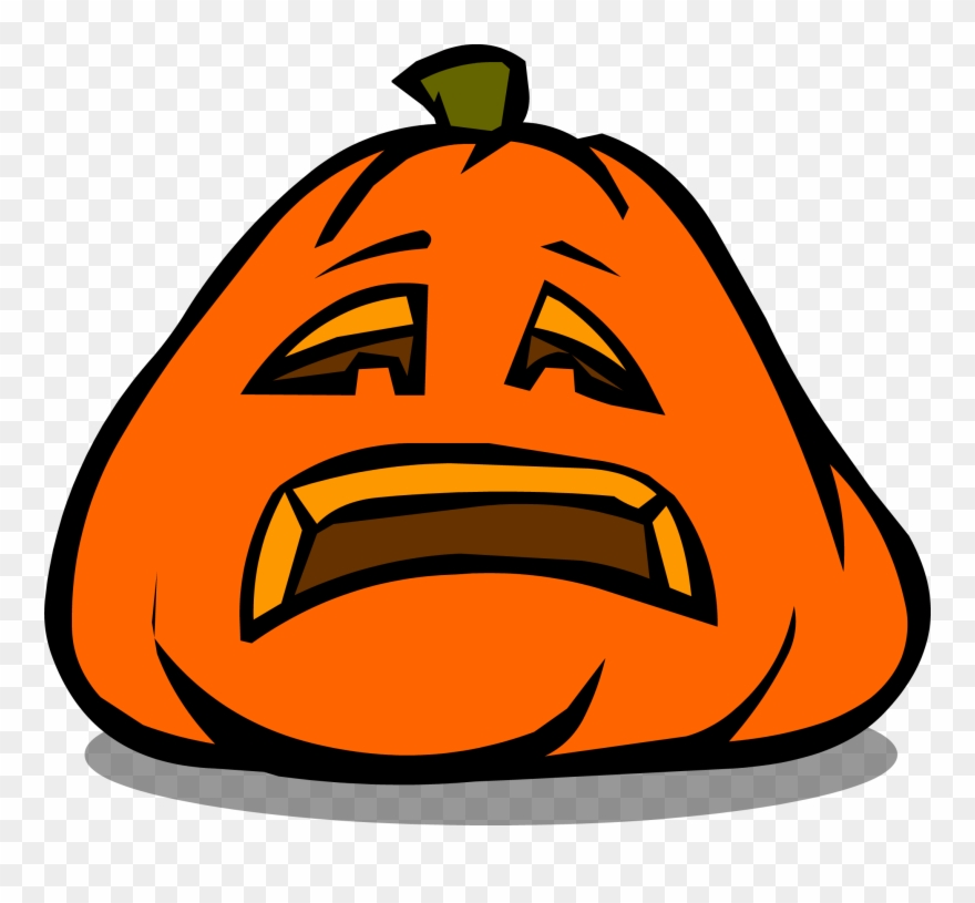 Sad Jack O Lantern Sprite 002 Clipart