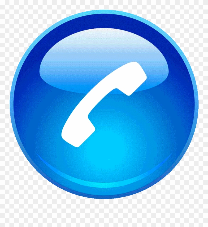 Icono De Telefono De Casa Con Datos De Contacto De - Phone Icon Clipart