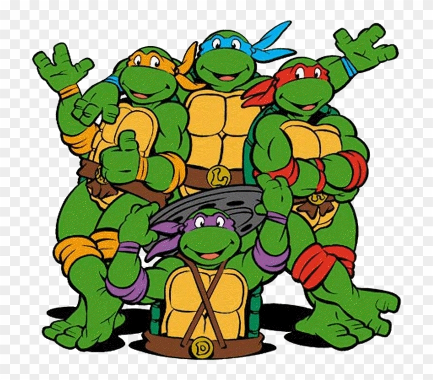 Classic Ninja Turtles Clipart - Teenage Mutant Ninja Turtles 1987 Png Transparent Png