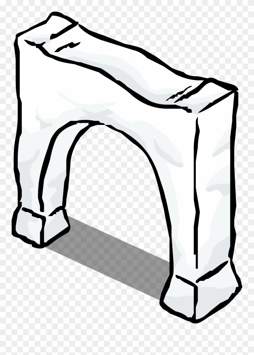 Snow Arch Sprite 002 - Snow Clipart