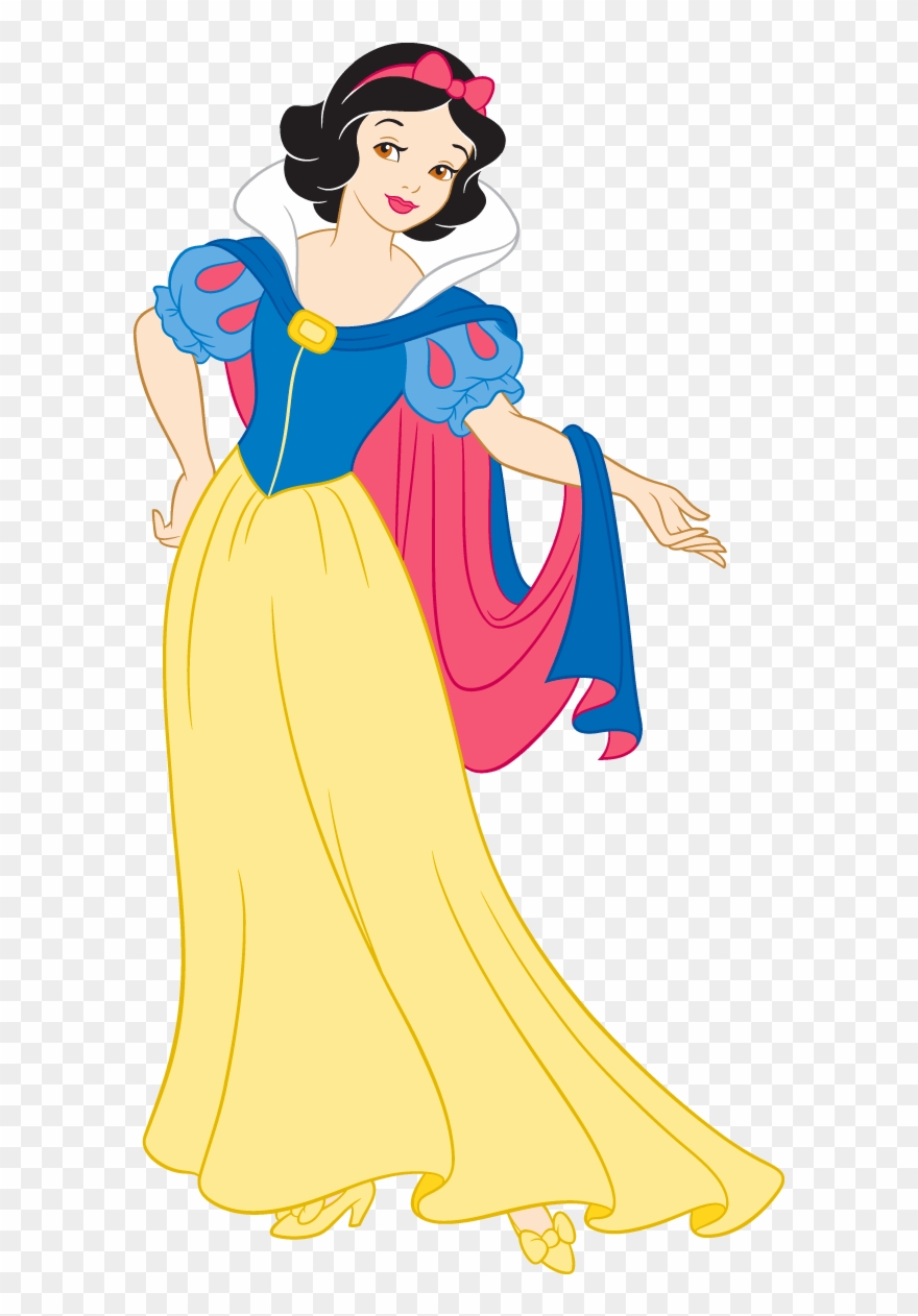 Classic Snow White Princess Png Clipart - Disney Princess In Cartoon Transparent Png