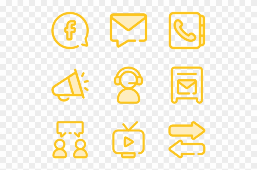 Communication - Yellow Communication Clipart