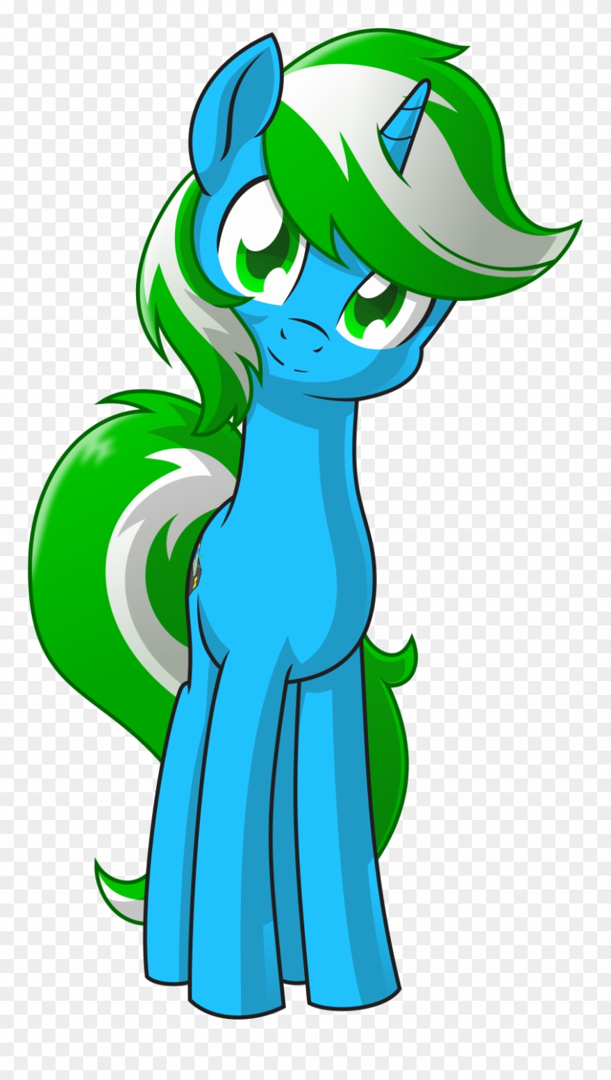 Ill-ponlooser, Cute, Green Eyes, Oc, Oc - Artist Clipart