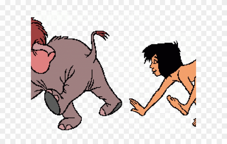 The Jungle Book Clipart Olifant - Mowgli Clipart - Png Download
