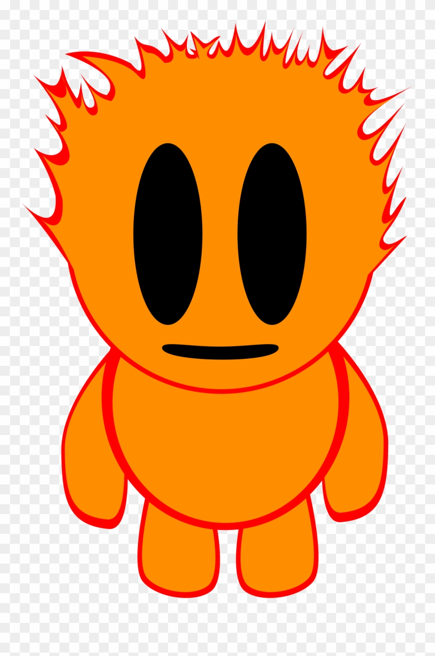 Big Image - Flame Boy Clipart