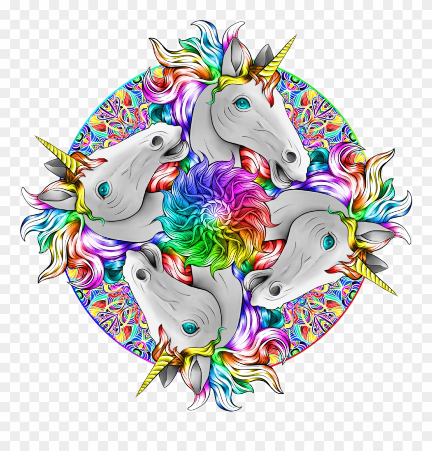Like Unicorns Know Someone Who Does - Mandala Clipart
