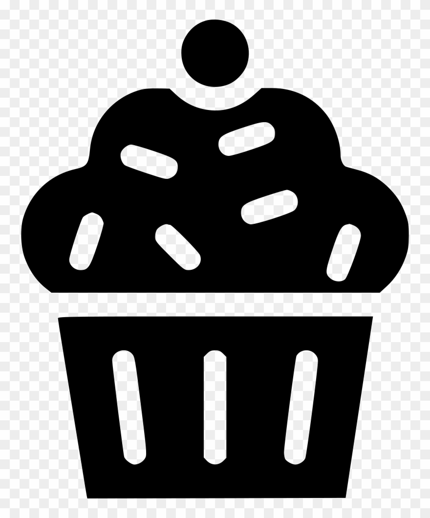 Muffin Cup Cake Dessert - Cupcake Icon Png Clipart
