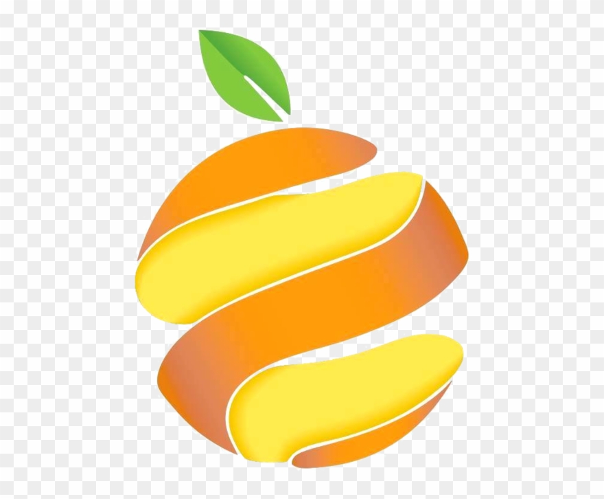 Peel'd Aug Menu - Orange Peel Food Logo Clipart