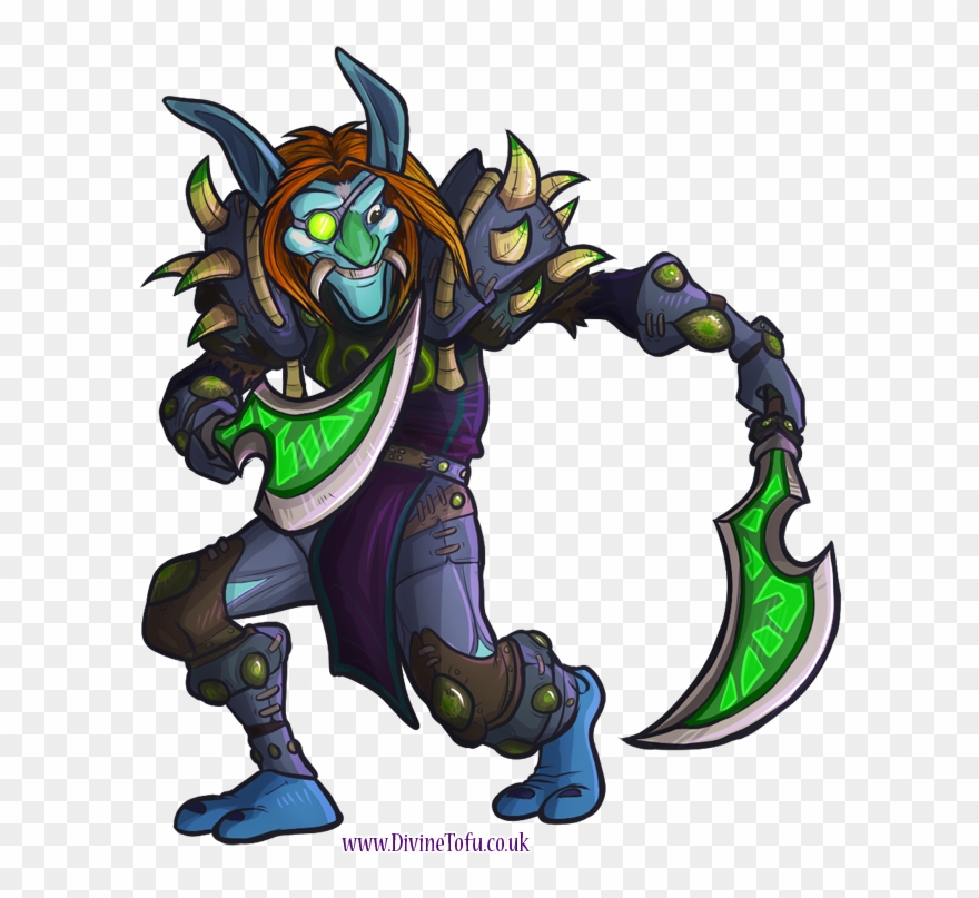 Wow Chibi Troll Rogue By Divinetofu - Troll Rogue Clipart