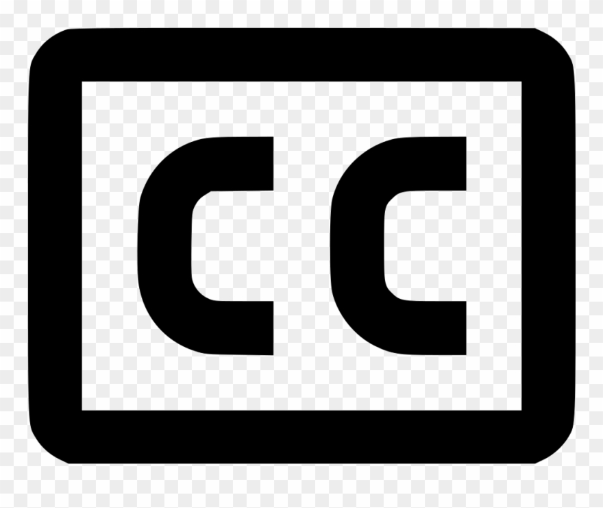 Subtitles Icons Clipart