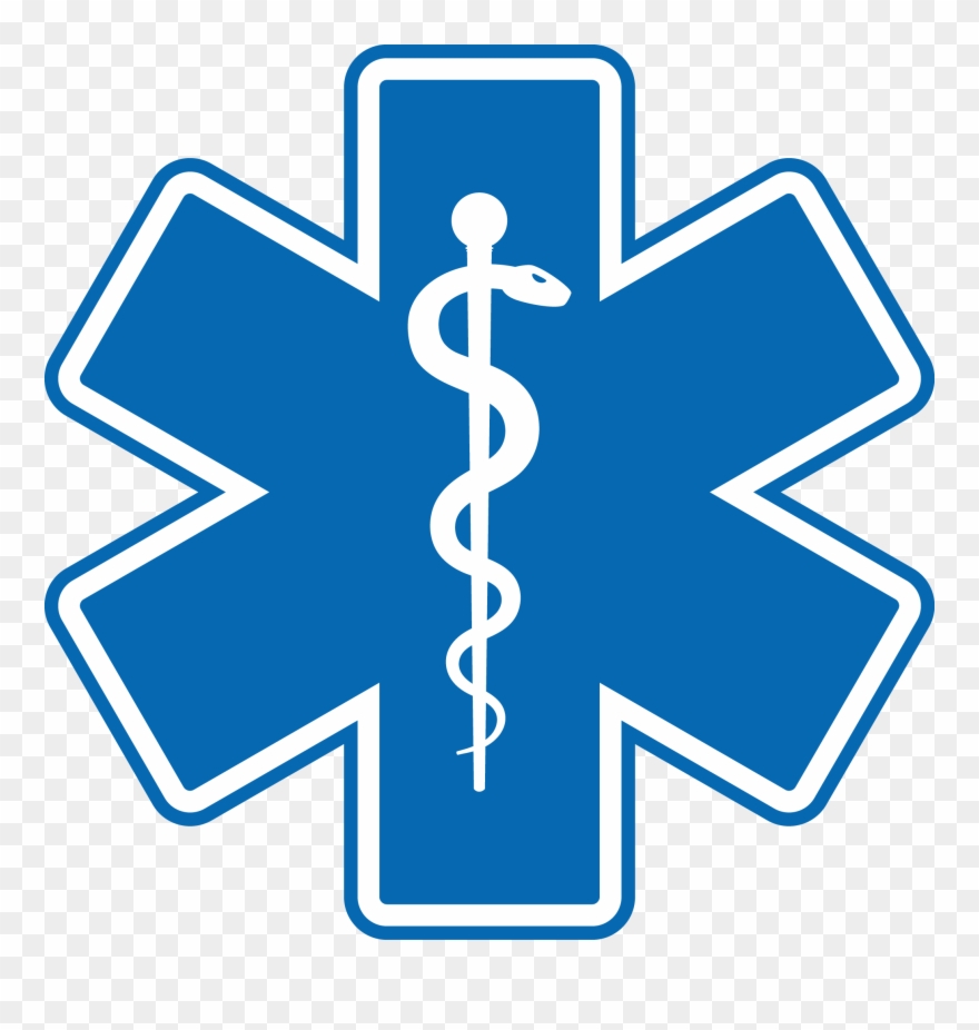 Ems Symbol - Medical Symbol Icon Flat Clipart