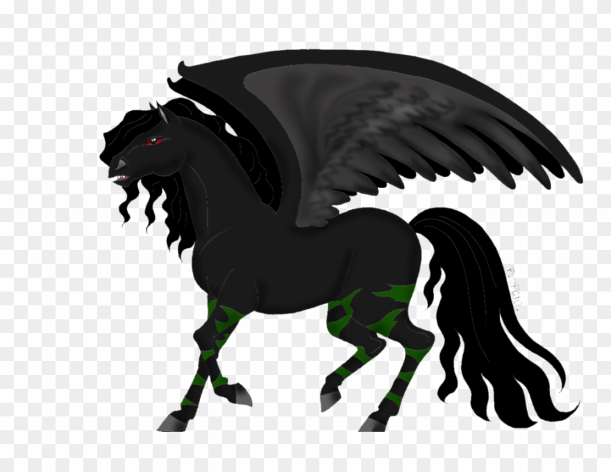 Me~ - Dark Pegasus Clipart