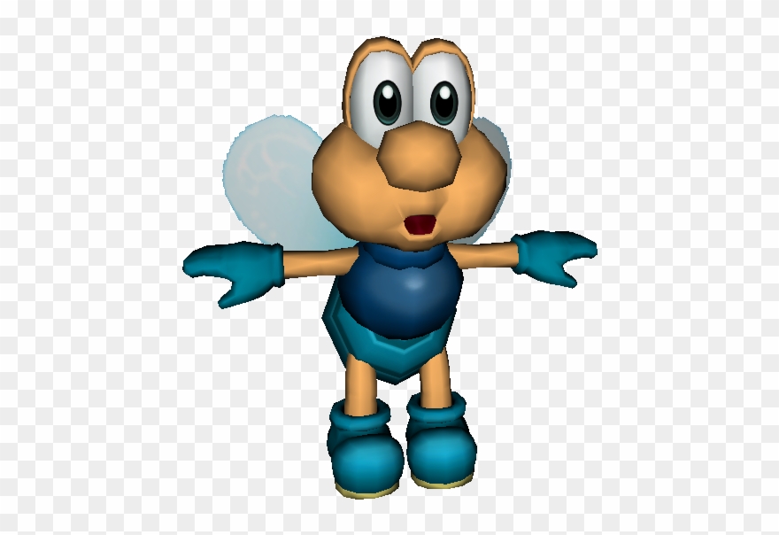 The Fighter Fly, A Seldom Used Mario Enemy Shown As - Cartoon Clipart