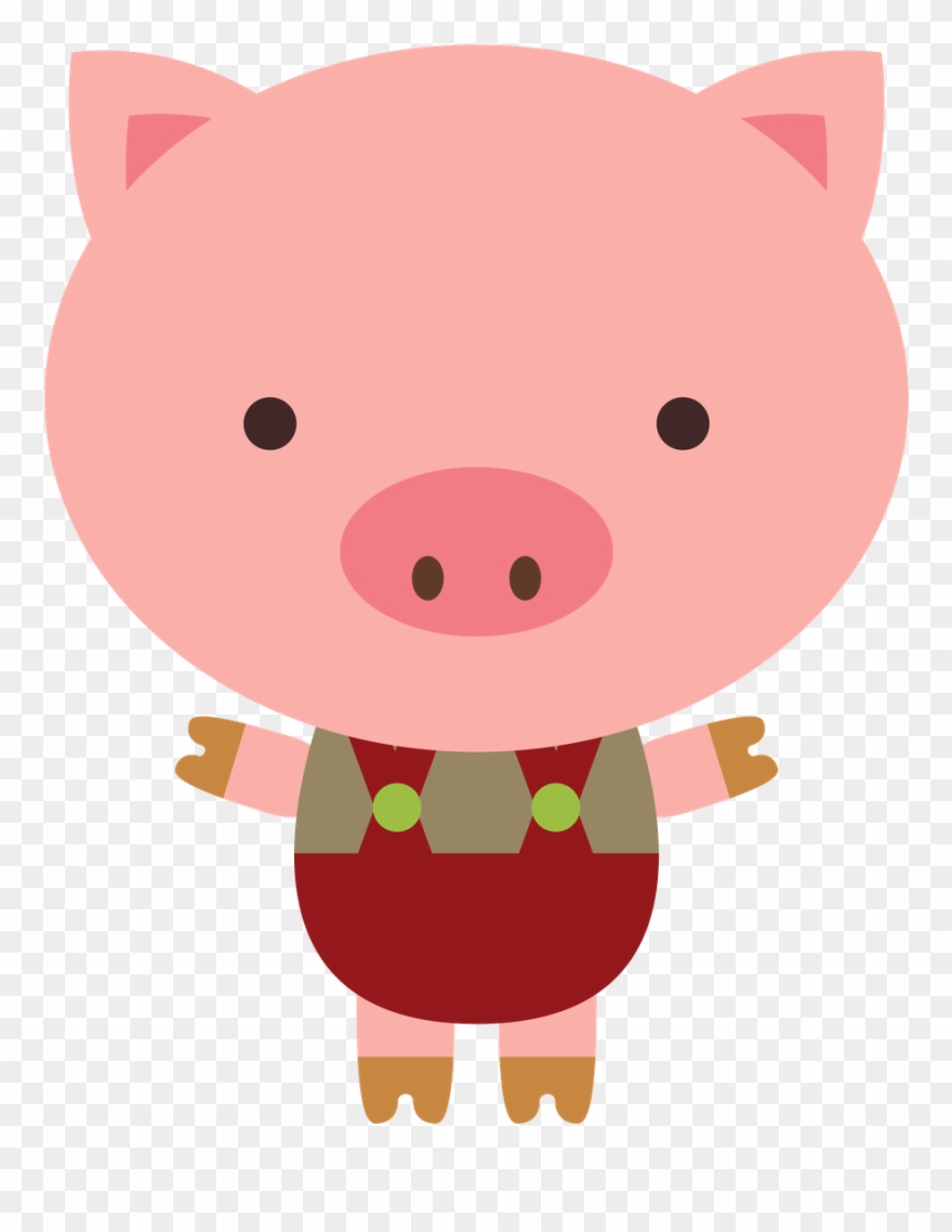 Minus Pig Illustration, 3 D, Clipart, Art Plastique, - Tres Porquinhos Png Transparent Png