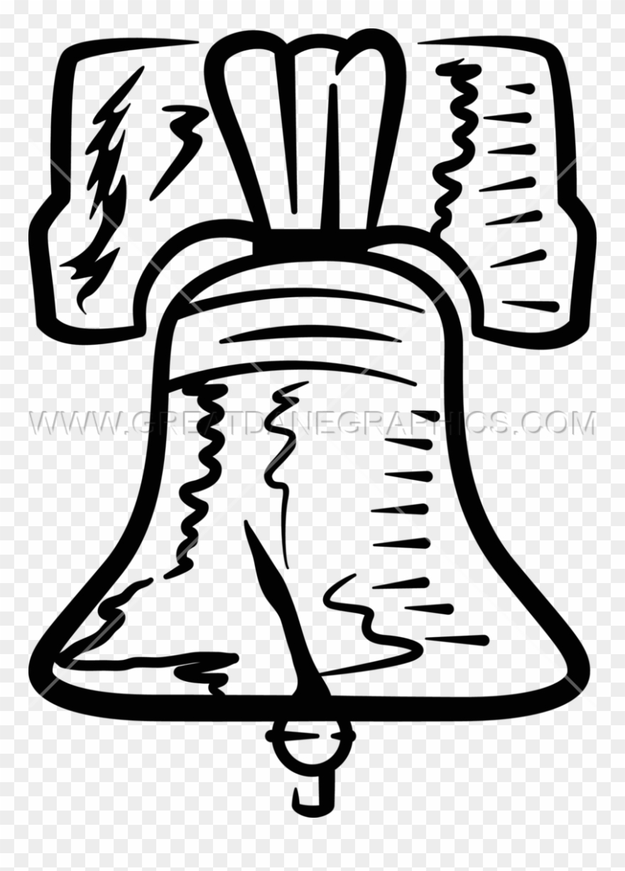 Graphic Freeuse Stock Liberty Bell Clipart Black And - Liberty Bell Clipart - Png Download