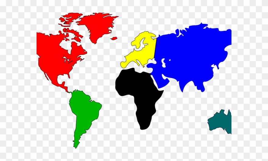 World Map Clip Art Powerpoint Free Us Map For Powerpoint - World Map Clipart - Png Download