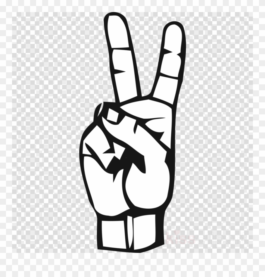 1 Sign Language Clipart American Sign Language Clip - Number Sign Language Clip - Png Download