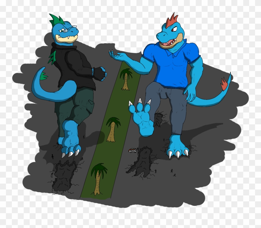 Big Gators - Illustration Clipart