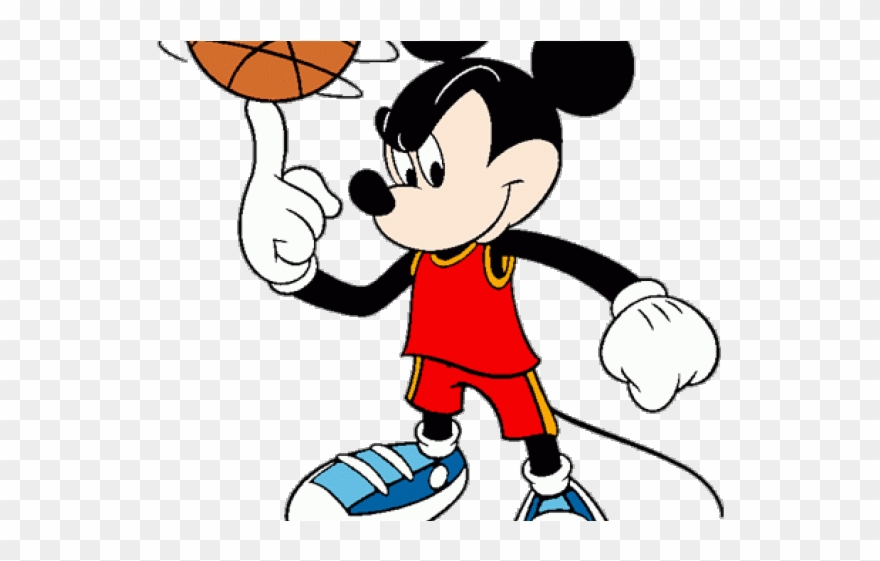 Disney Clipart Basketball - Mickey Mouse Basketball - Png Download