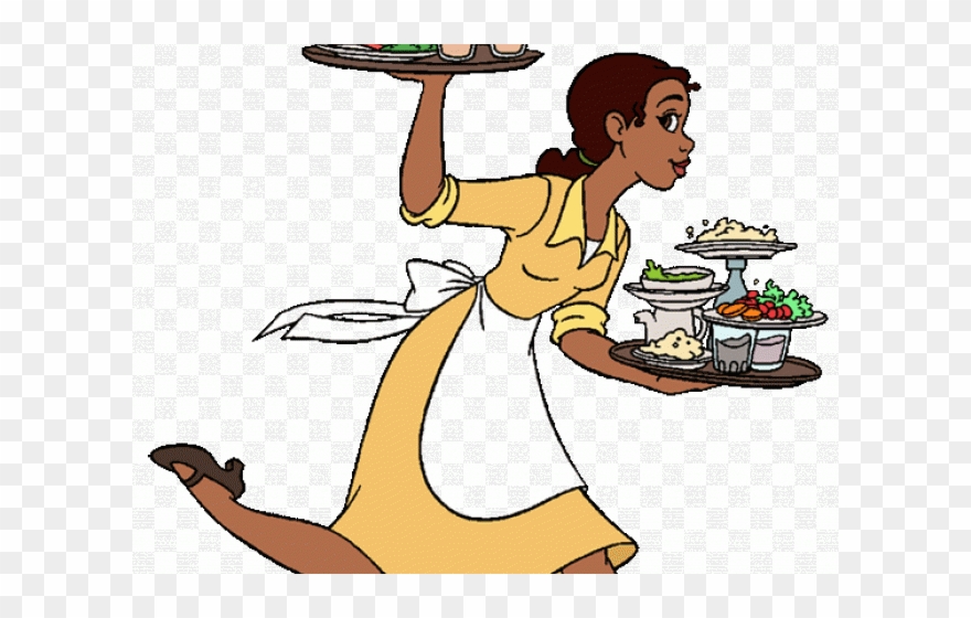 Frog Clipart Princess Tiana - Princess Tiana Yellow Dress - Png Download