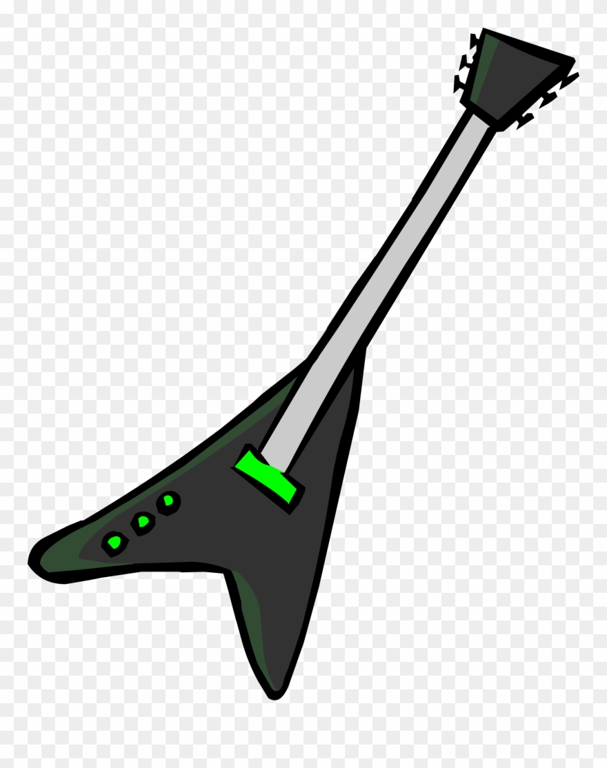 List Of Musical Instruments - Club Penguin Electric Guitar Clipart