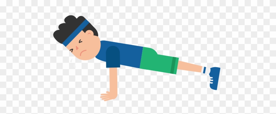 Cartoon Joint Png Free - Cartoon Man Doing Push Ups Clipart