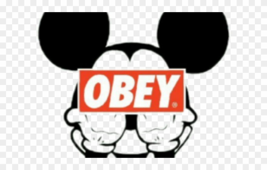 Obey Clipart Nose - Mickey Mouse Obey Iphone 7 Case - Png Download