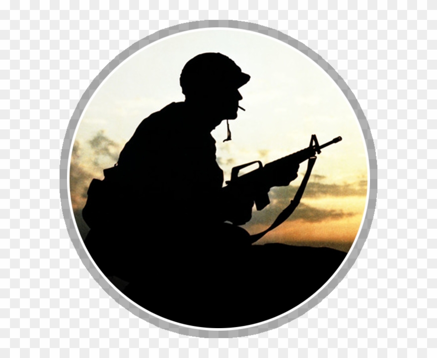 Soldier In Vietnam - Operation Cross Eagles 1968 Clipart