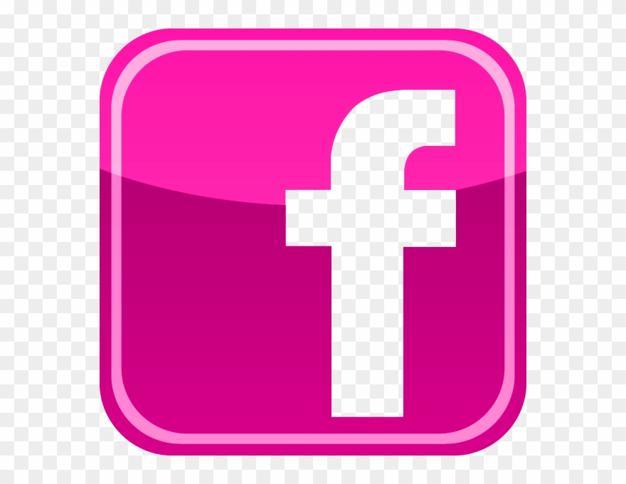 Salon82 Facebook Link - Logo Facebook Pink Png Clipart