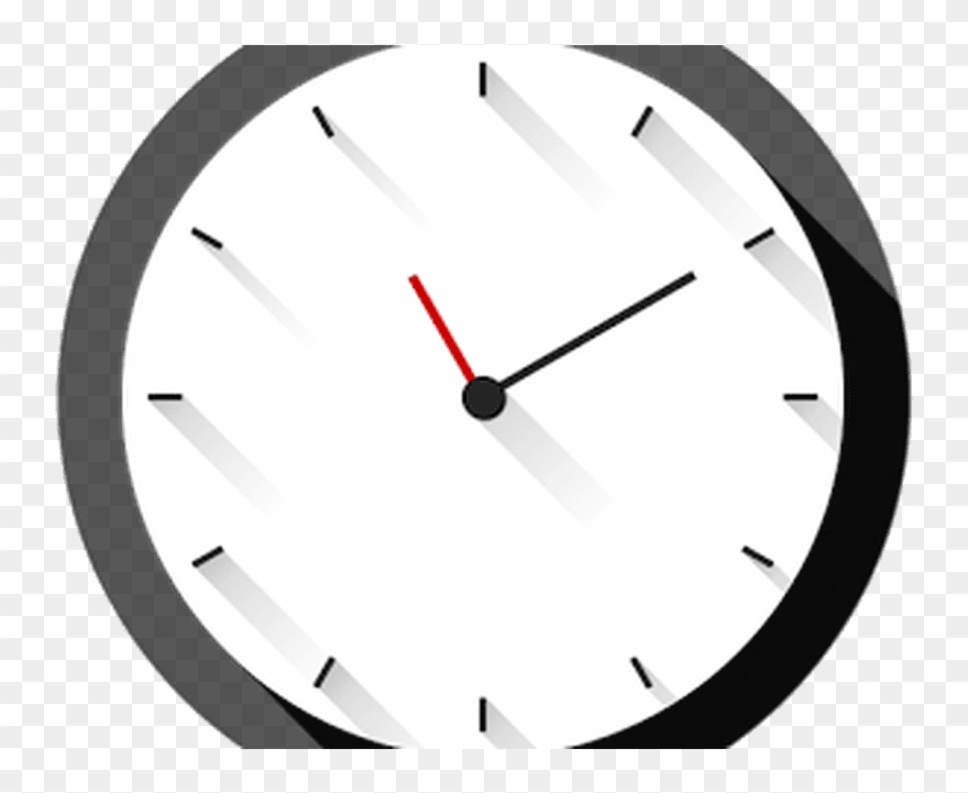 Long Shadows Clock - Wall Clock Clipart