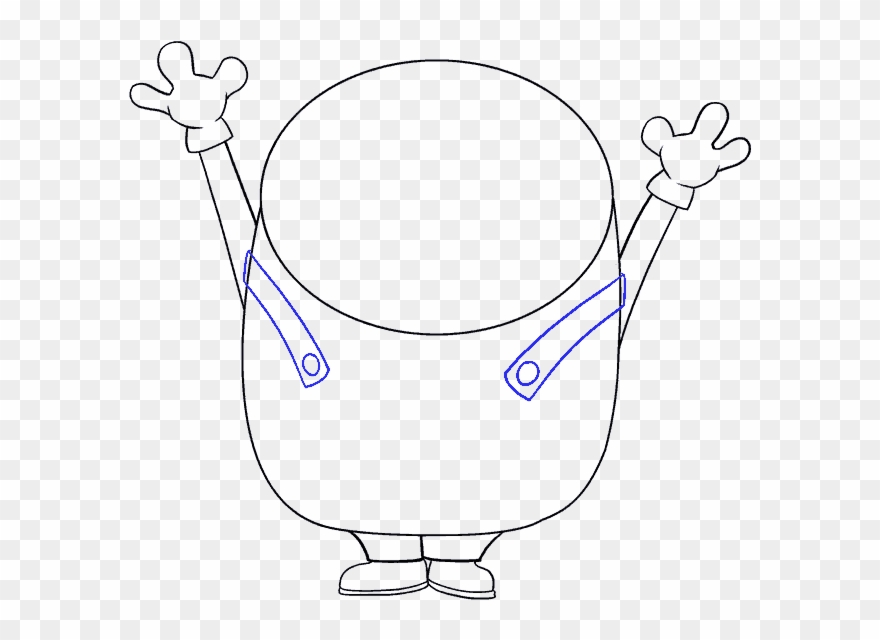 How To Draw Bob The Minion - Drawing Minion Clipart