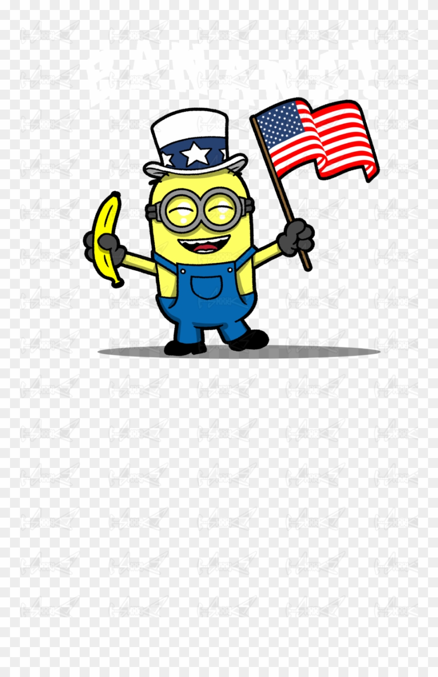 Patriotic Minion - Patriotic Minions Clipart
